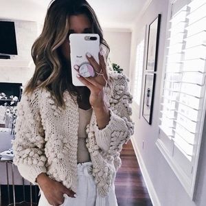 Pom Pom Chicwish Cardigan
